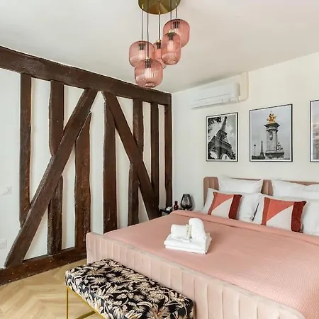 Sophiestay - Contemporary Apt- King Size Bed Lejlighed Paris