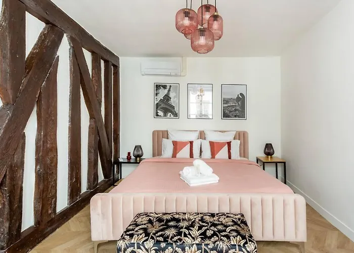 Sophiestay - Contemporary Apt- King Size Bed París